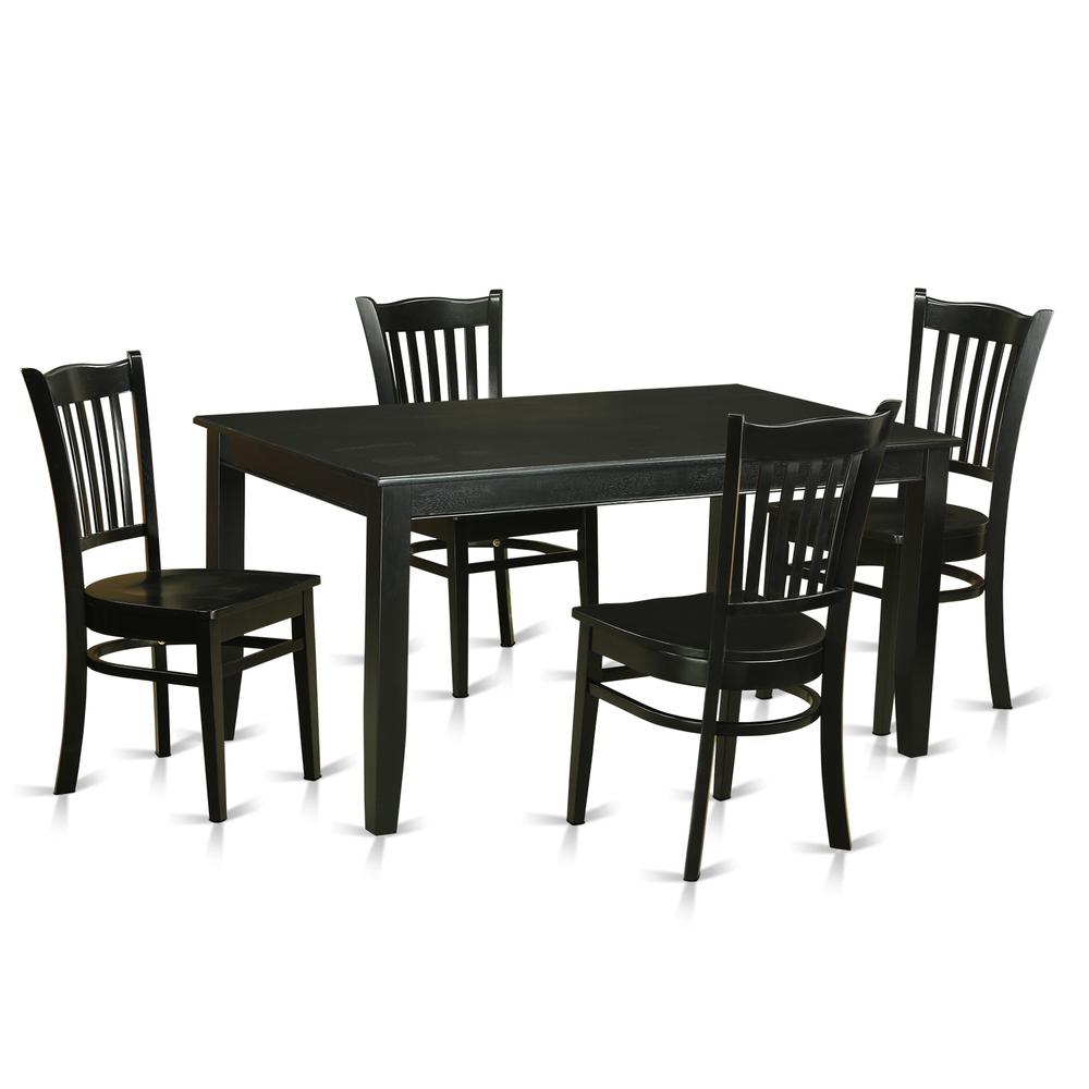 5  Pc  Dining  room  set  -  Dinette  Table  and  4  Kitchen  Dining  Chairs. Picture 1