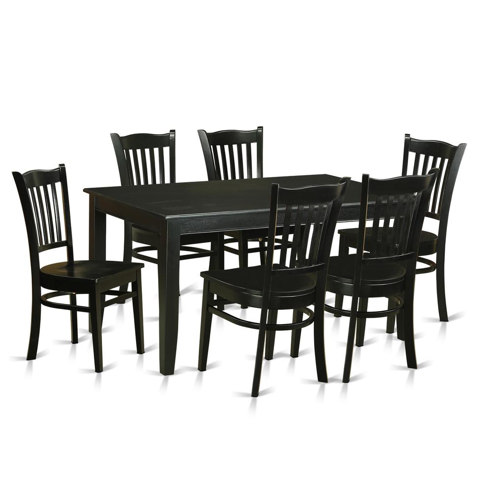 7  PC  Dining  room  sets  -Kitchen  dinette  Table  and  6  Kitchen  Chairs. Picture 1