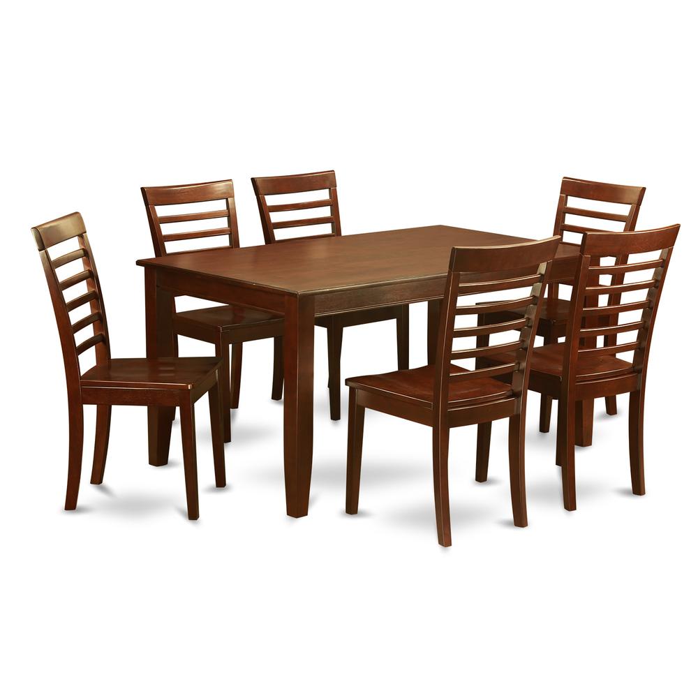 7  PC  Dining  set-Dining  Table  with  6  Dining  Chairs. Picture 1