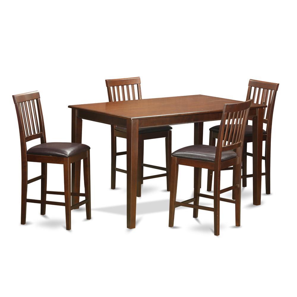 5  Pc  Counter  height  Table  set-  pub  Table  and  4  bar  stools.. Picture 1