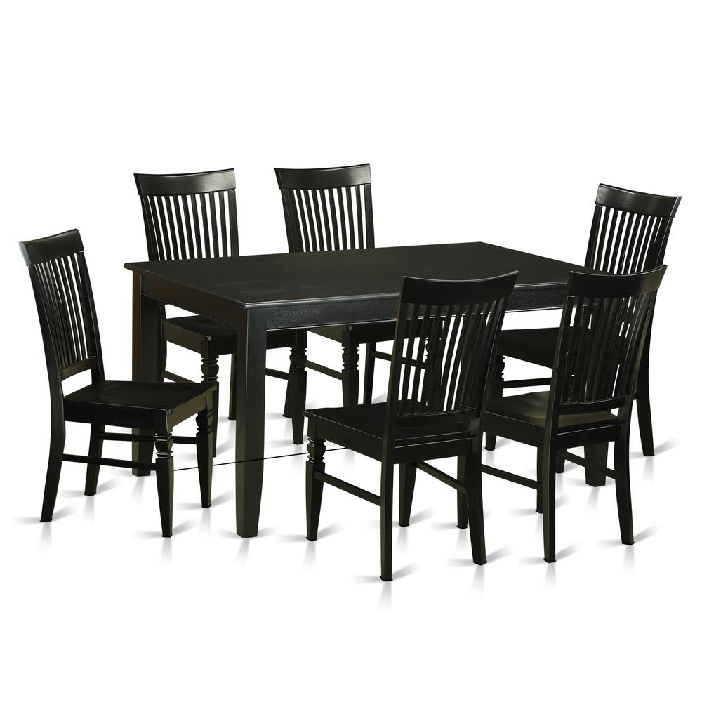 7  Pcs  Dining  room  sets  -Small  Kitchen  Table  and  6  Dining  Chairs. Picture 1