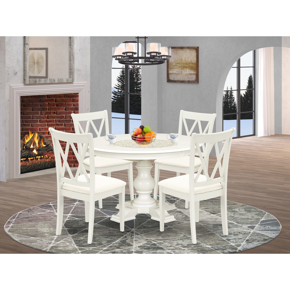 7-Piece Dinner Set, Linen White. Picture 2