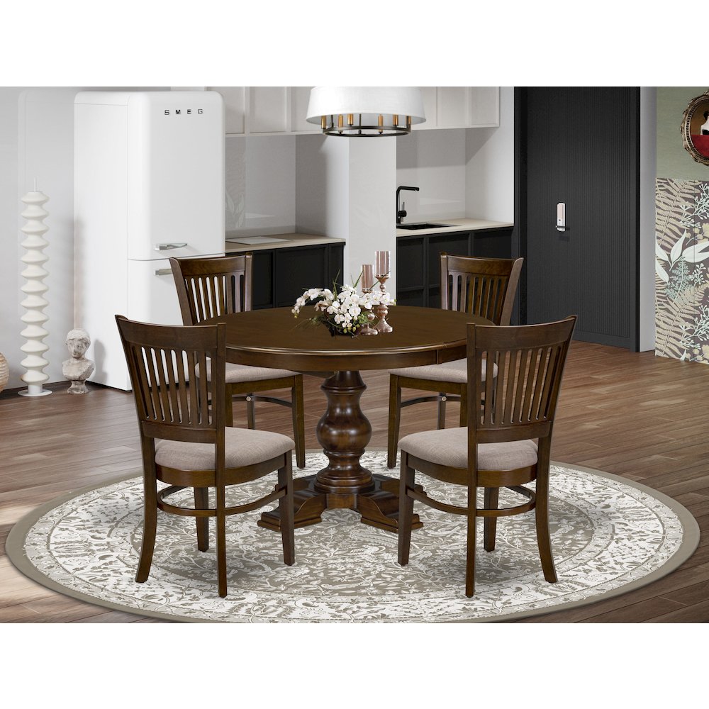 7-Piece Dining Room Set, Espresso. Picture 2