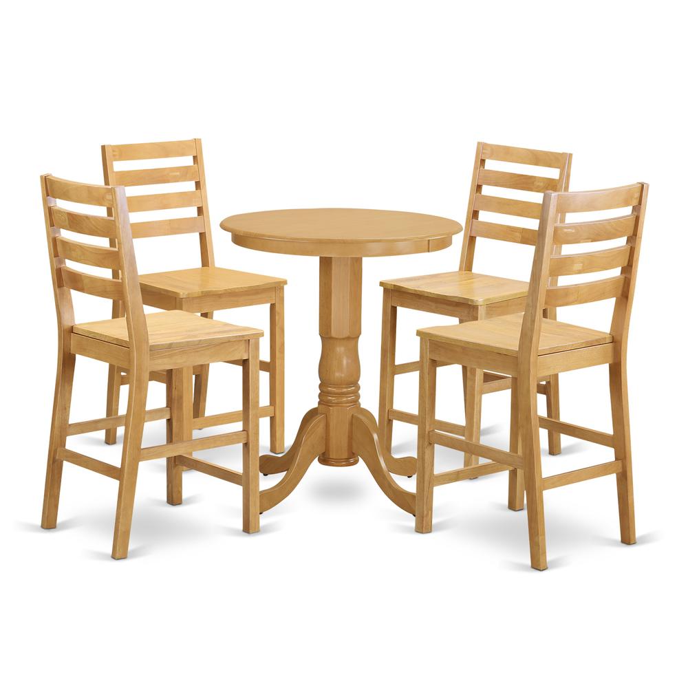 5  Pc  counter  height  Dining  room  set-pub  Table  and  4  Kitchen  Dining  Chairs.. Picture 1