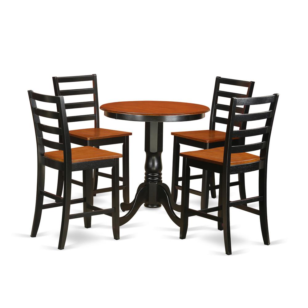 5  PC  counter  height  Dining  set-pub  Table  and  4  dinette  Chairs.. Picture 1