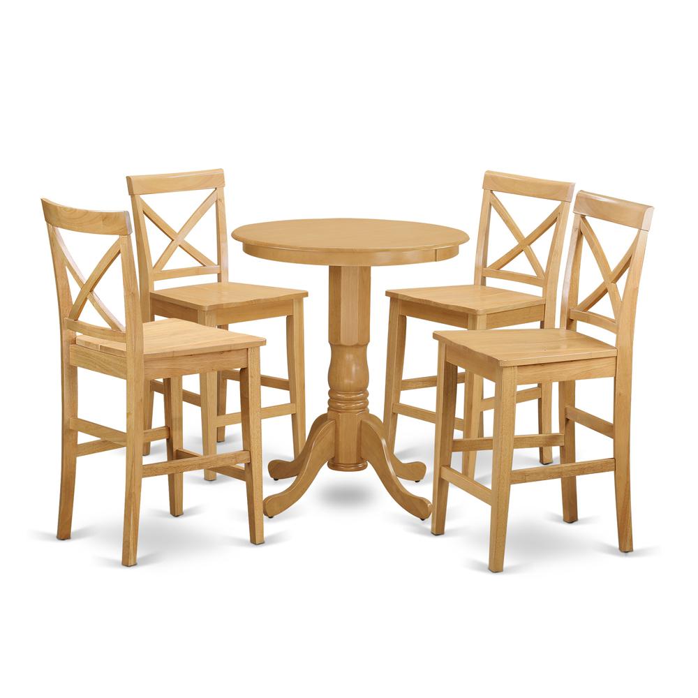 5  PC  counter  height  set  -  counter  height  Table  and  4  Dining  Chairs.. Picture 1