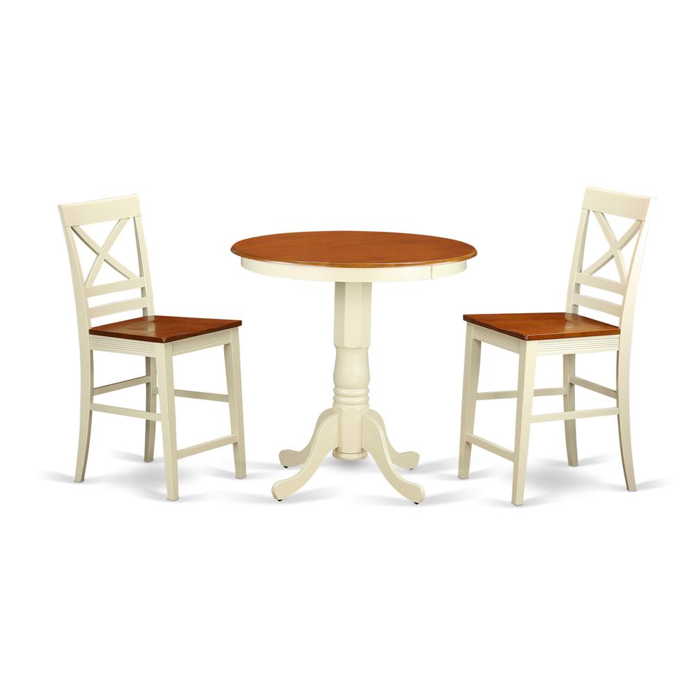 3  Pc  counter  height  Dining  set  -  counter  height  Table  and  2  counter  height  stool.. Picture 1