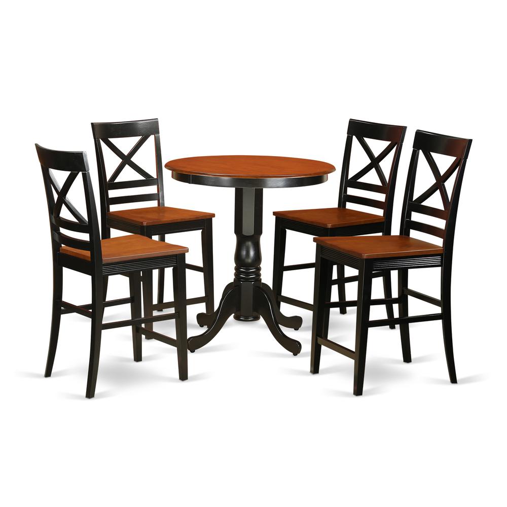5  PC  counter  height  pub  set  -  counter  height  Table  and  4  counter  height  Dining  chair.. Picture 1
