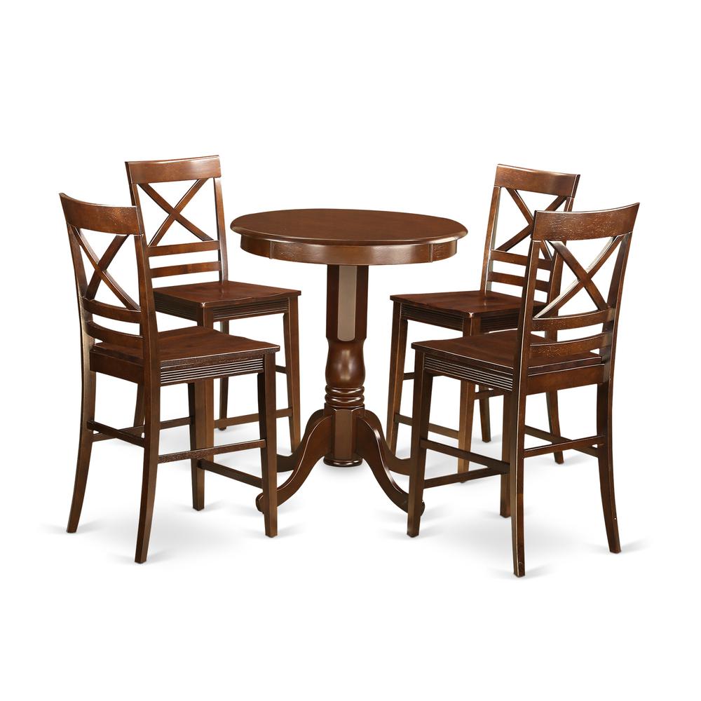 5  Pc  counter  height  Dining  set-pub  Table  and  4  Dining  Chairs.. Picture 1