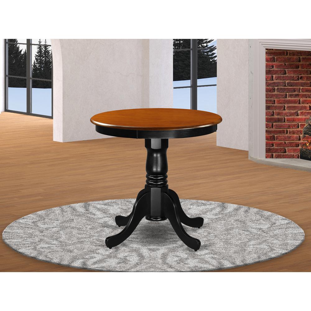 Dining Table Black & Cherry, EMT-BCH-TP. Picture 2
