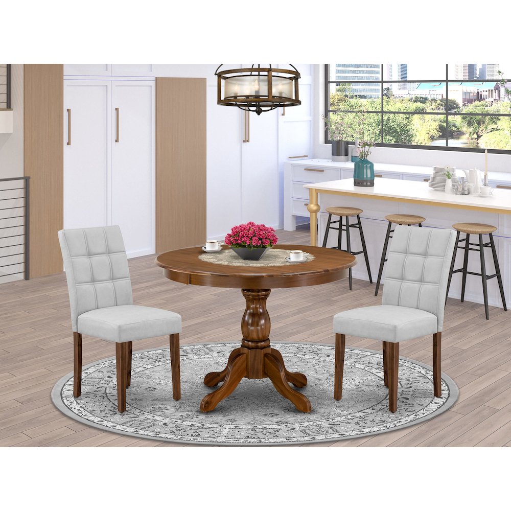3 Piece Mid Century Modern Dining Table Set. Picture 2