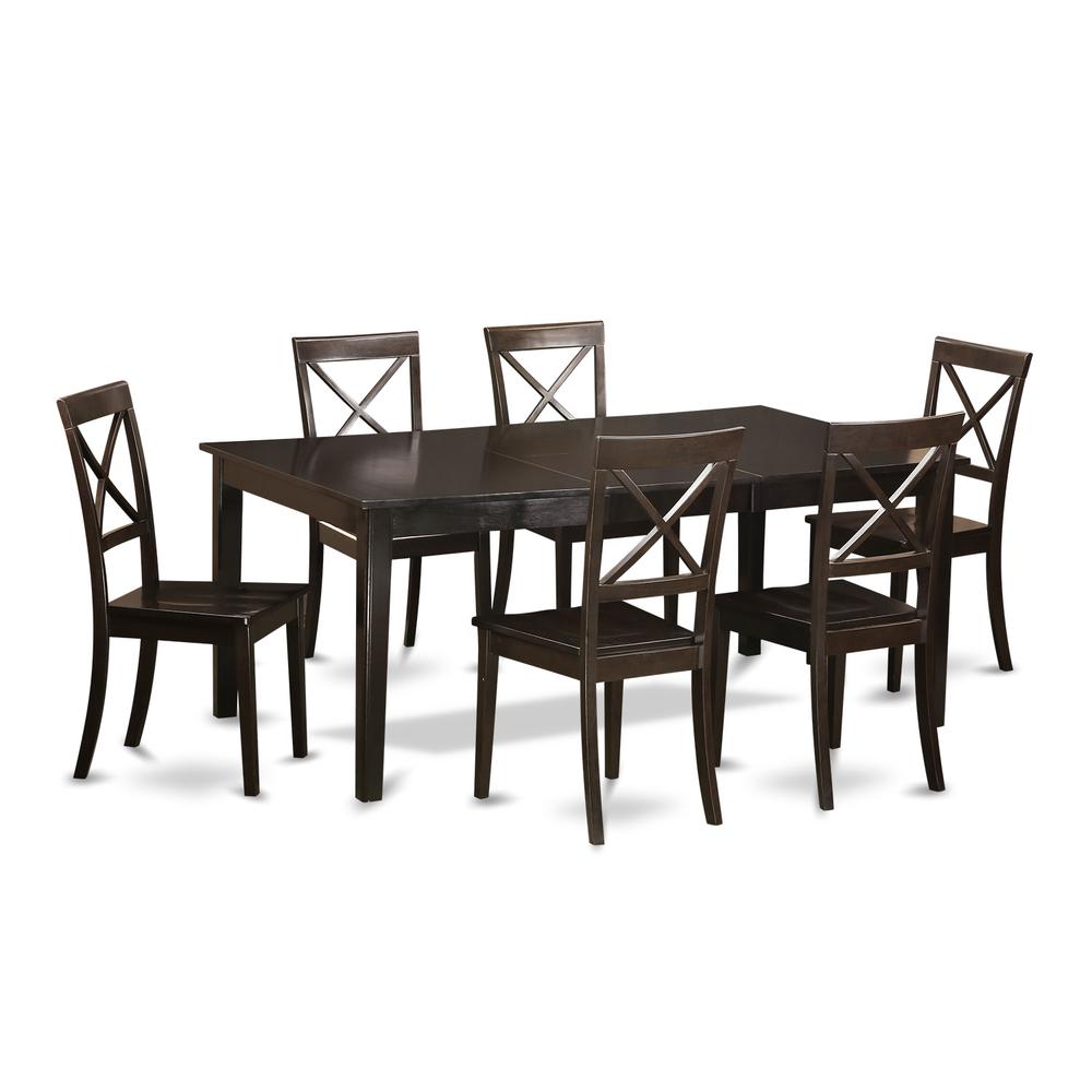 7  PC  Dining  room  set  for  6-Dining  Table  with  Leaf  and  6  Dinette  Chairs.. Picture 1