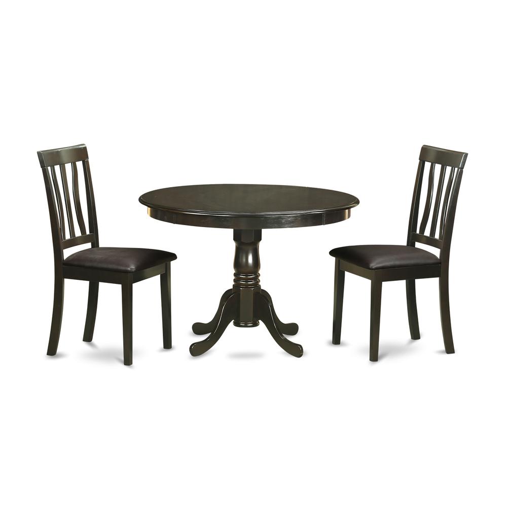 3  PC  small  Kitchen  Table  and  Chairs  set-Dining  Table  and  2  dinette  Chairs.. Picture 1