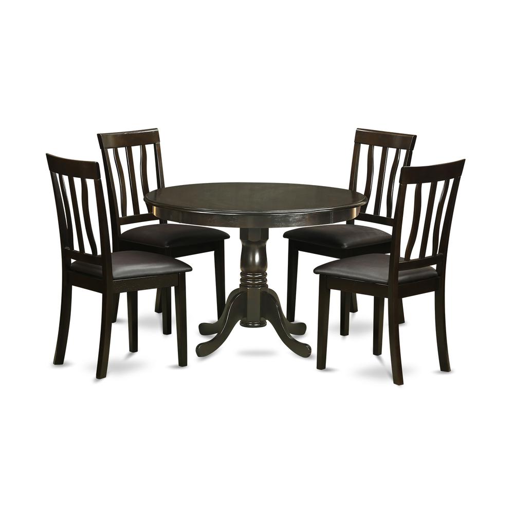5  Pc  small  Kitchen  Table  and  Chairs  set--small  Kitchen  Table  and  4  dinette  Chairs.. Picture 1
