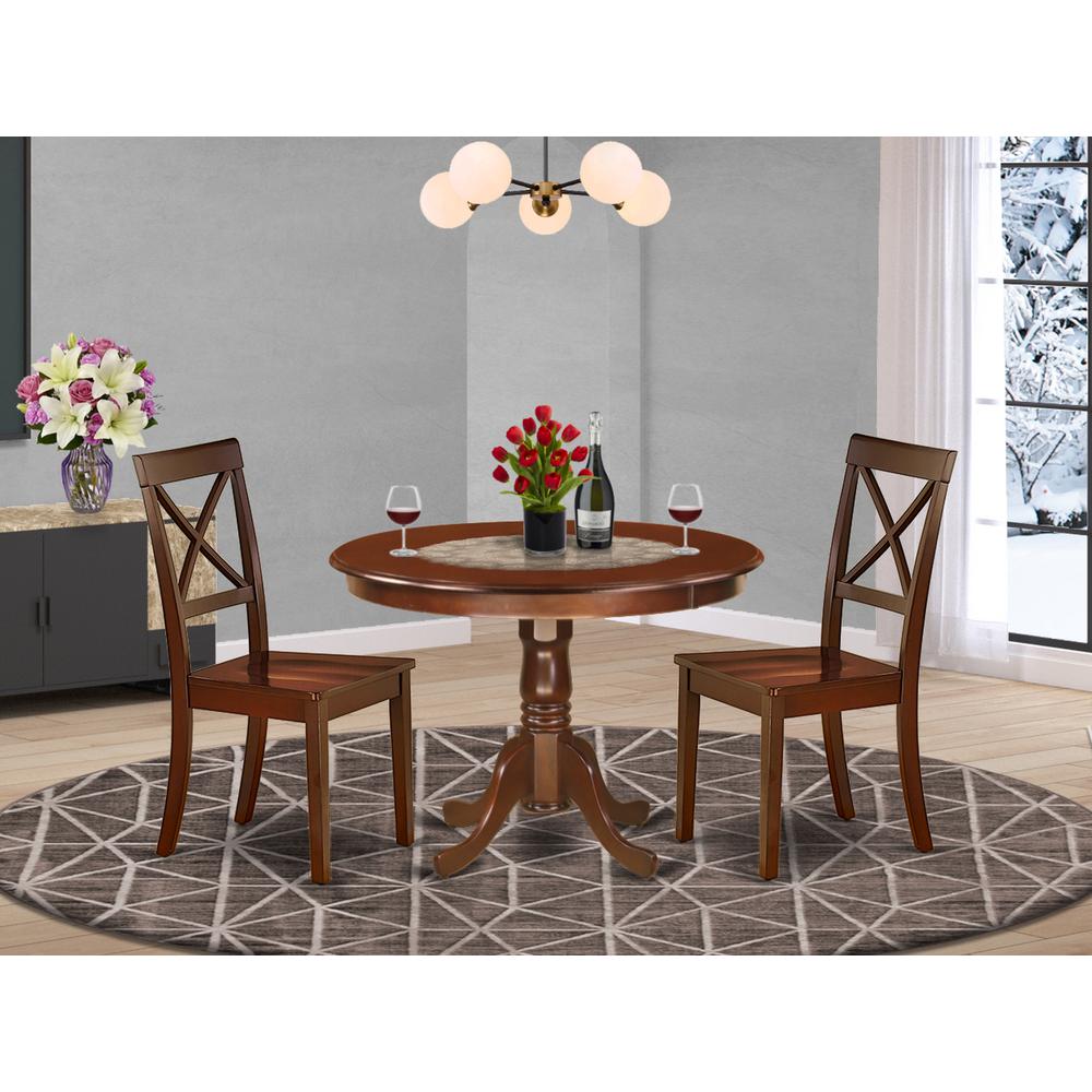 Dining Room Set Mahogany, HLBO3-MAH-W. Picture 2