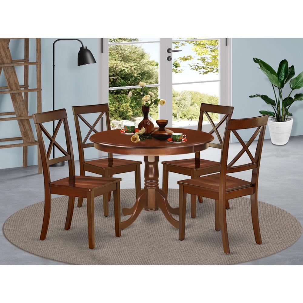 Dining Room Set Mahogany, HLBO5-MAH-W. Picture 2