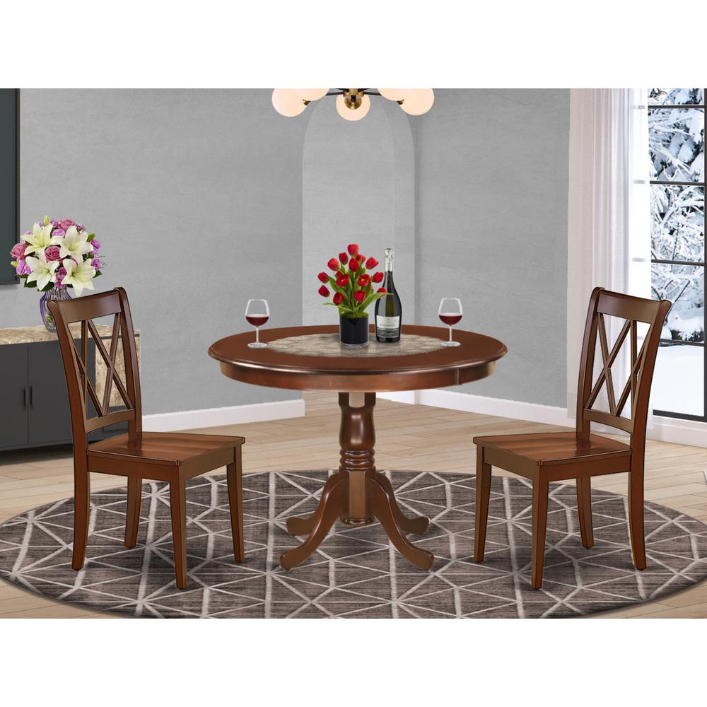 Dining Room Set Mahogany, HLCL3-MAH-W. Picture 2