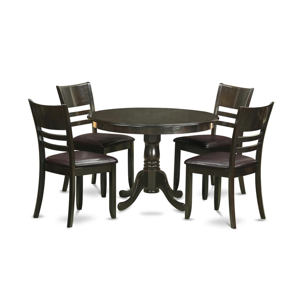 5  Pc  small  Kitchen  Table  and  Chairs  set-Dining  Table  and  4  dinette  Chairs. Picture 1