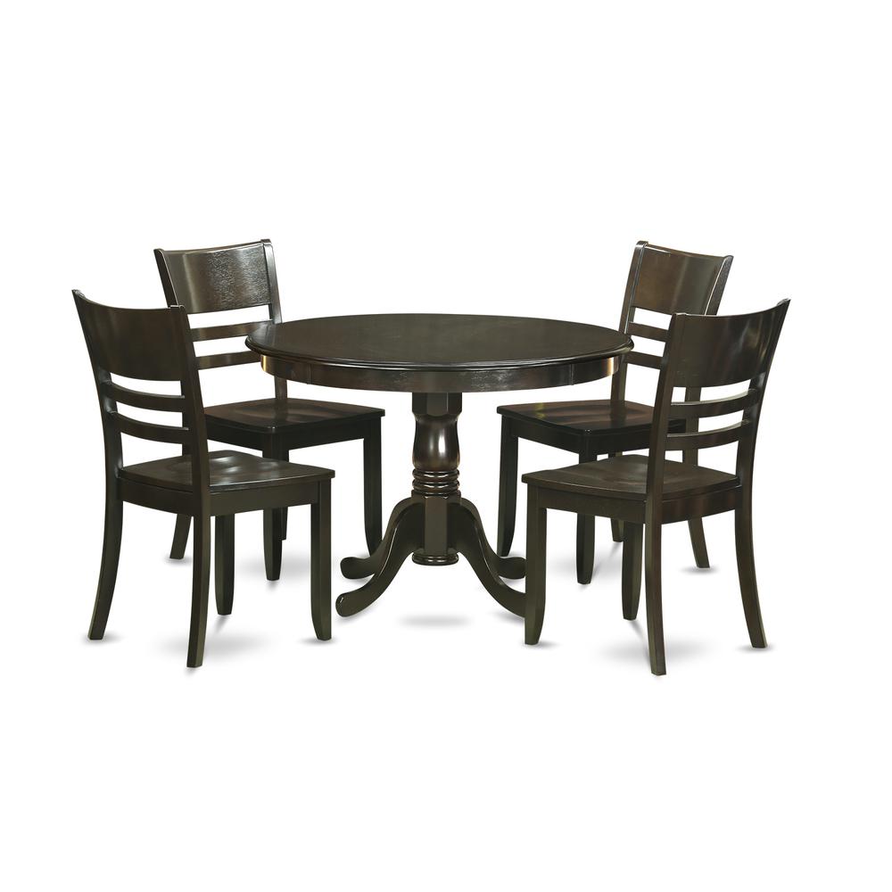 5  PC  small  Kitchen  Table  and  Chairs  set-Dining  Table  and  4  dinette  Chairs. Picture 1
