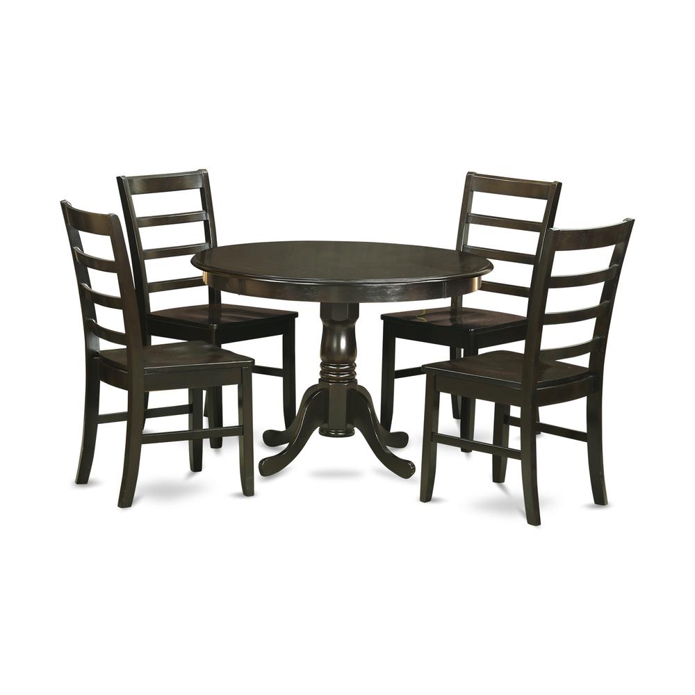 5  PC  small  Kitchen  Table  set-Kitchen  Table  and  4  Dinette  Chairs.. Picture 1