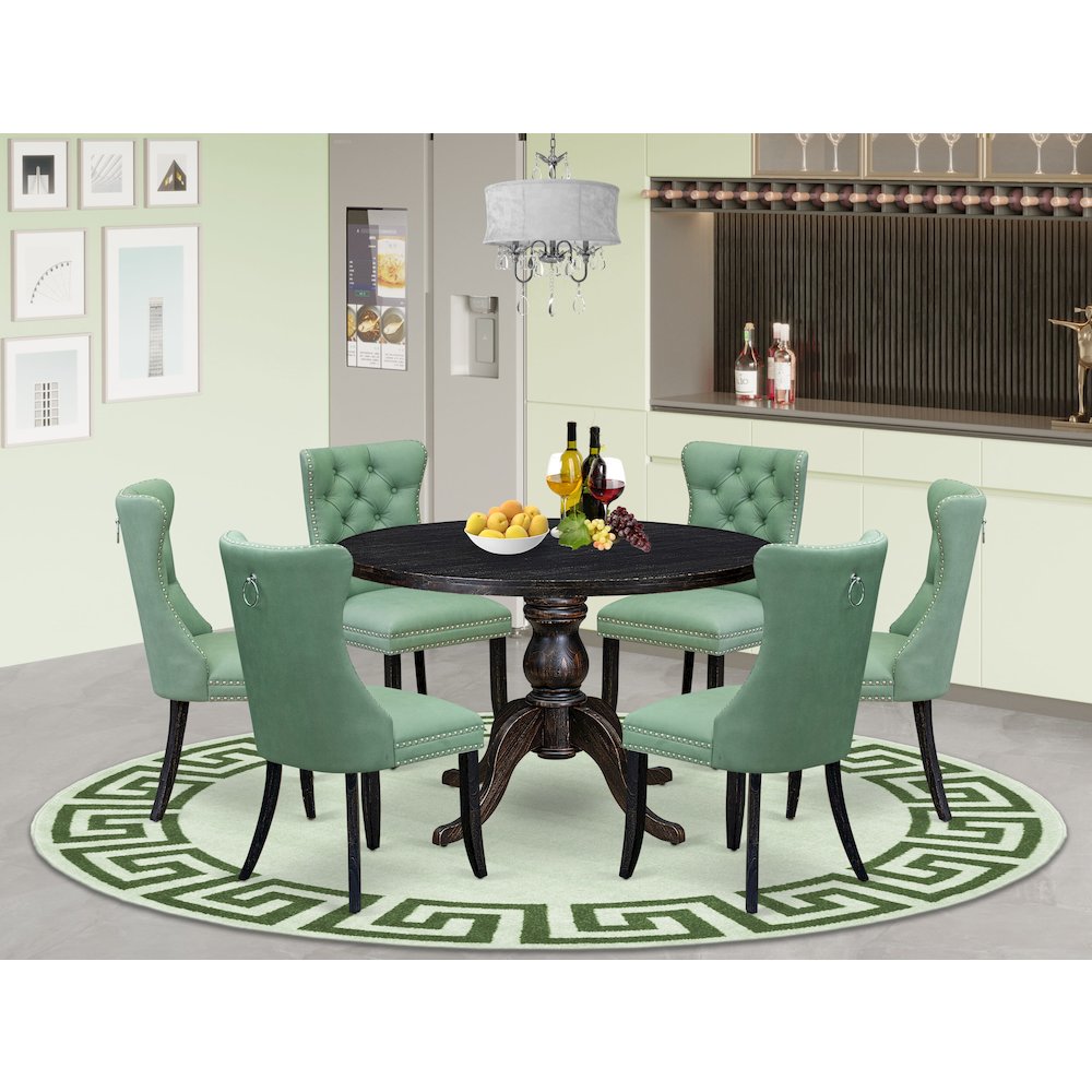 Dinette Sets 48 Round Dining Table And Chairs Modern Dining Table