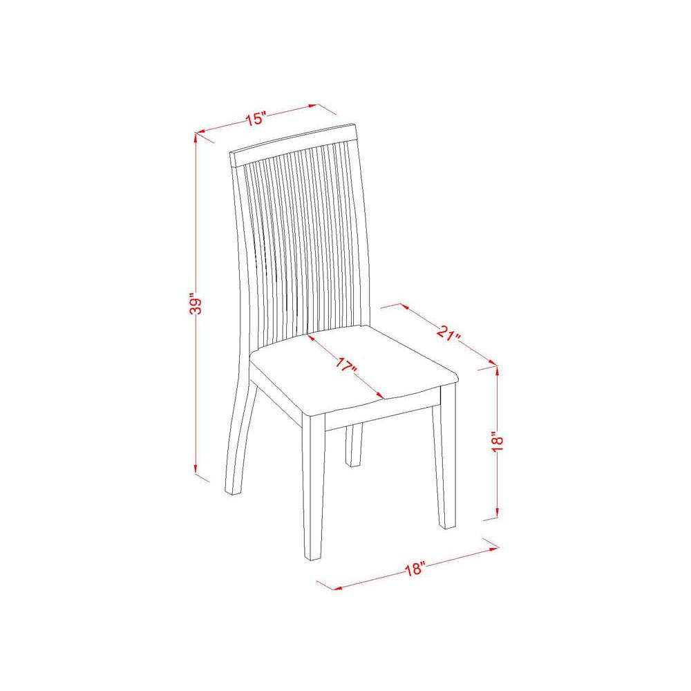 3 Piece Dining Room Furniture Set Contains a Rectangle Dining Table. Picture 14
