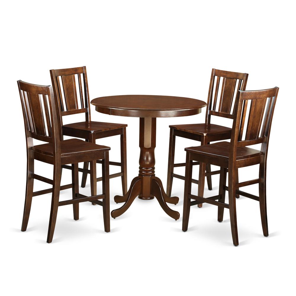 5  Pc  counter  height  pub  set  -  high  Table  and  4  dinette  Chairs.. Picture 1