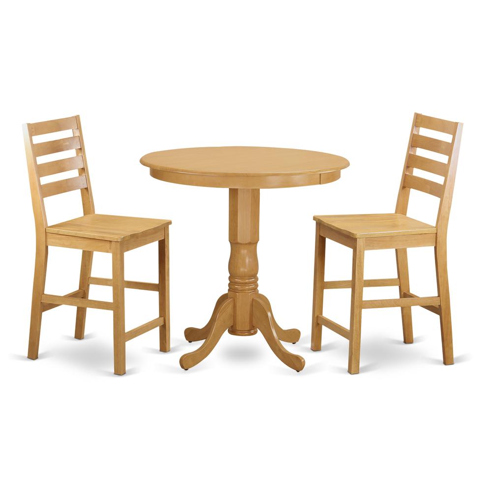 3  Pc  counter  height  Table  and  chair  set  -  high  top  Table  and  2  Dining  Chairs.. Picture 1
