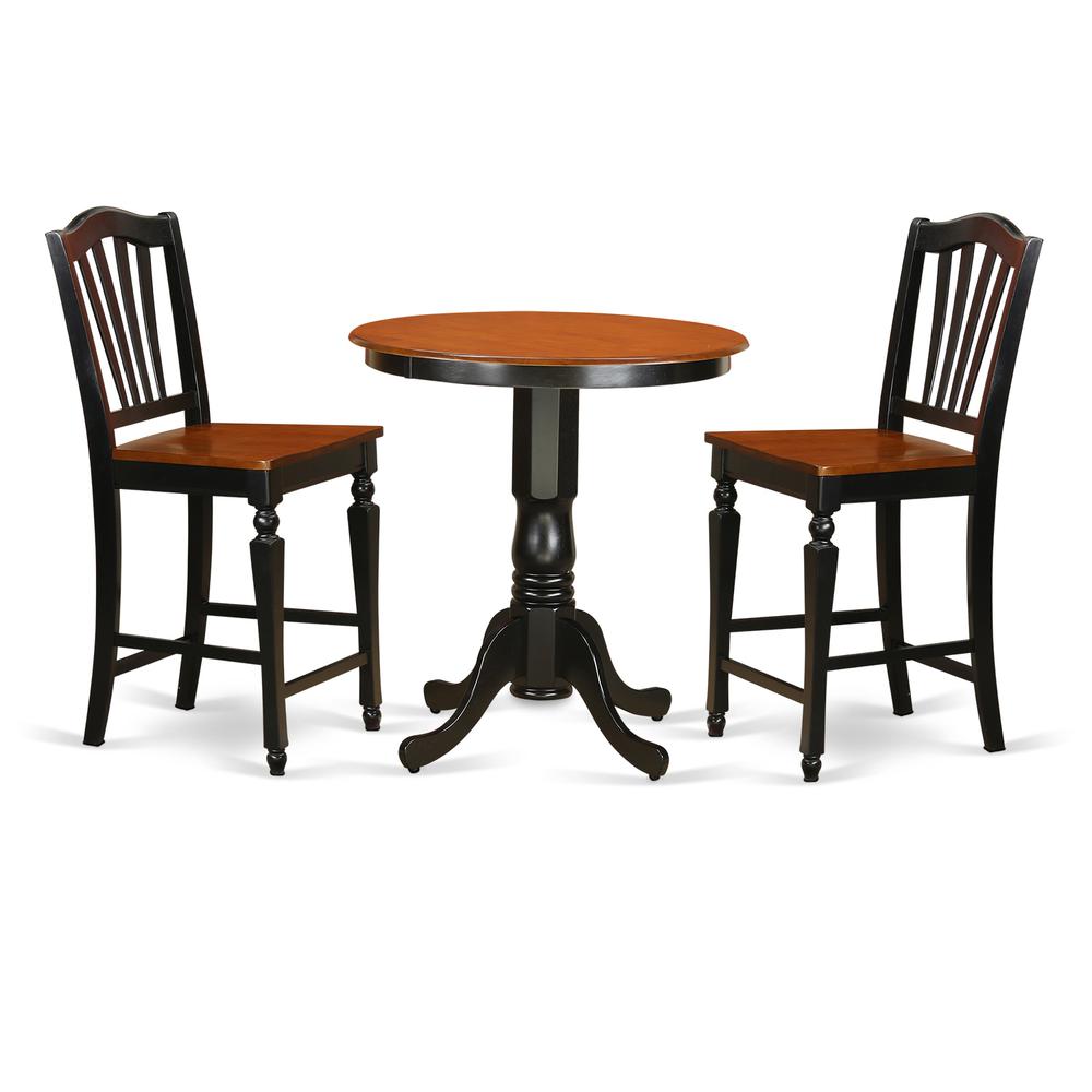 3  Pc  counter  height  Dining  set-pub  Table  and  2  Dining  Chairs.. Picture 1