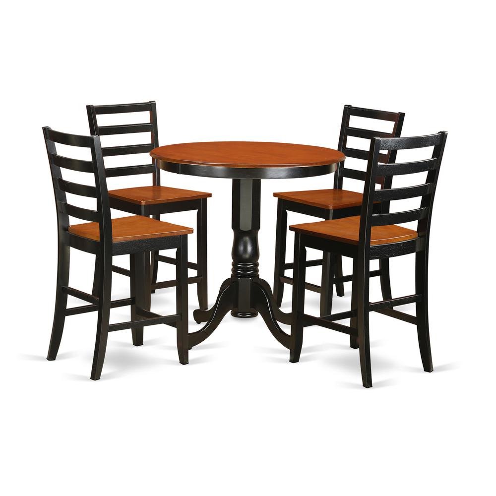 5  Pc  counter  height  Dining  room  set-pub  Table  and  4  Dining  Chairs.. Picture 1