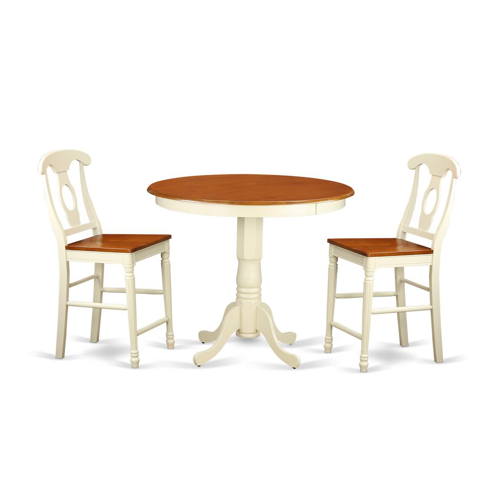 3  Pc  counter  height  Dining  room  set  -  high  top  Table  and  2  counter  height  Chairs.. Picture 1