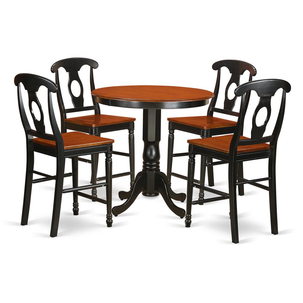 5  Pc  counter  height  set  -  high  Table  and  4  Kitchen  Dining  Chairs.. Picture 1