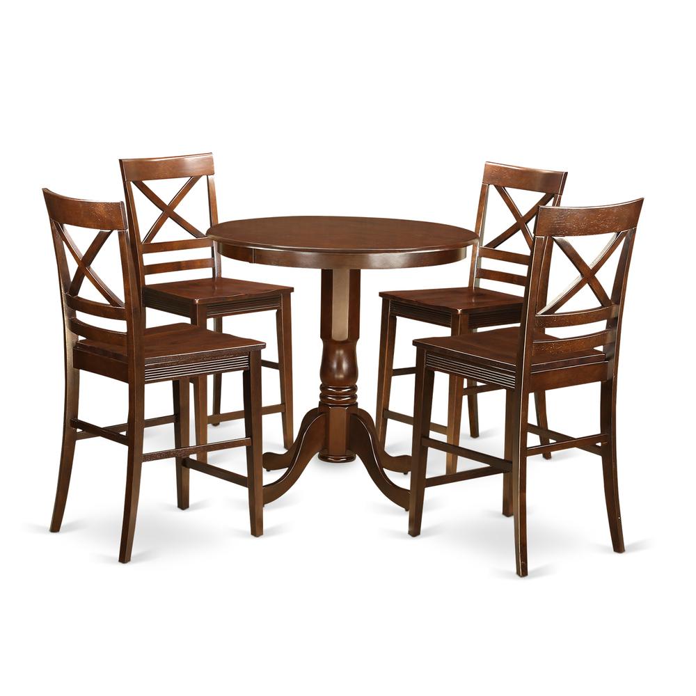 5  PC  counter  height  Dining  room  set-pub  Table  and  4  Dining  Chairs.. Picture 1
