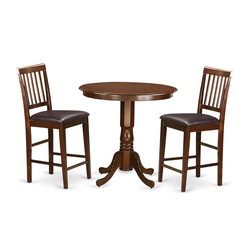 3  PC  pub  Table  set-pub  Table  and  2  counter  height  Chairs. Picture 1