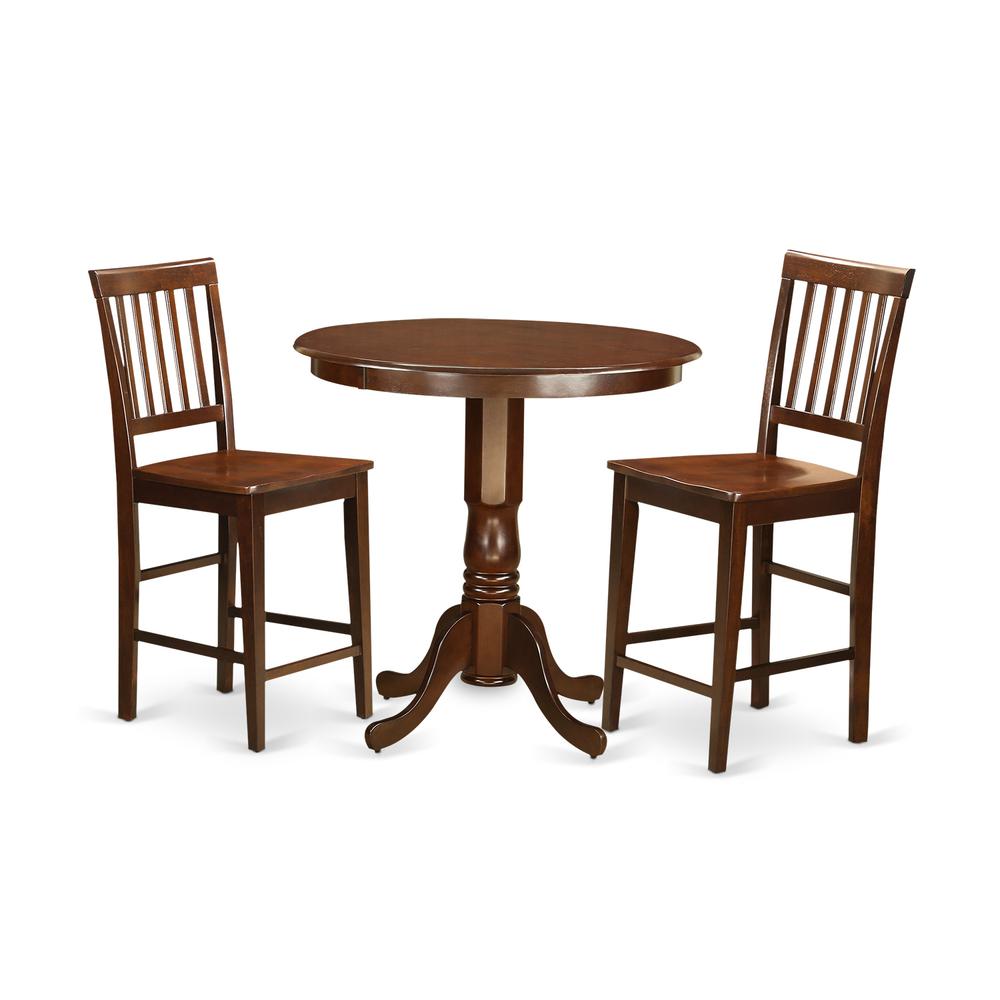 3  Pc  Dining  counter  height  set  -  high  top  Table  and  2  Dining  Chairs.. Picture 1