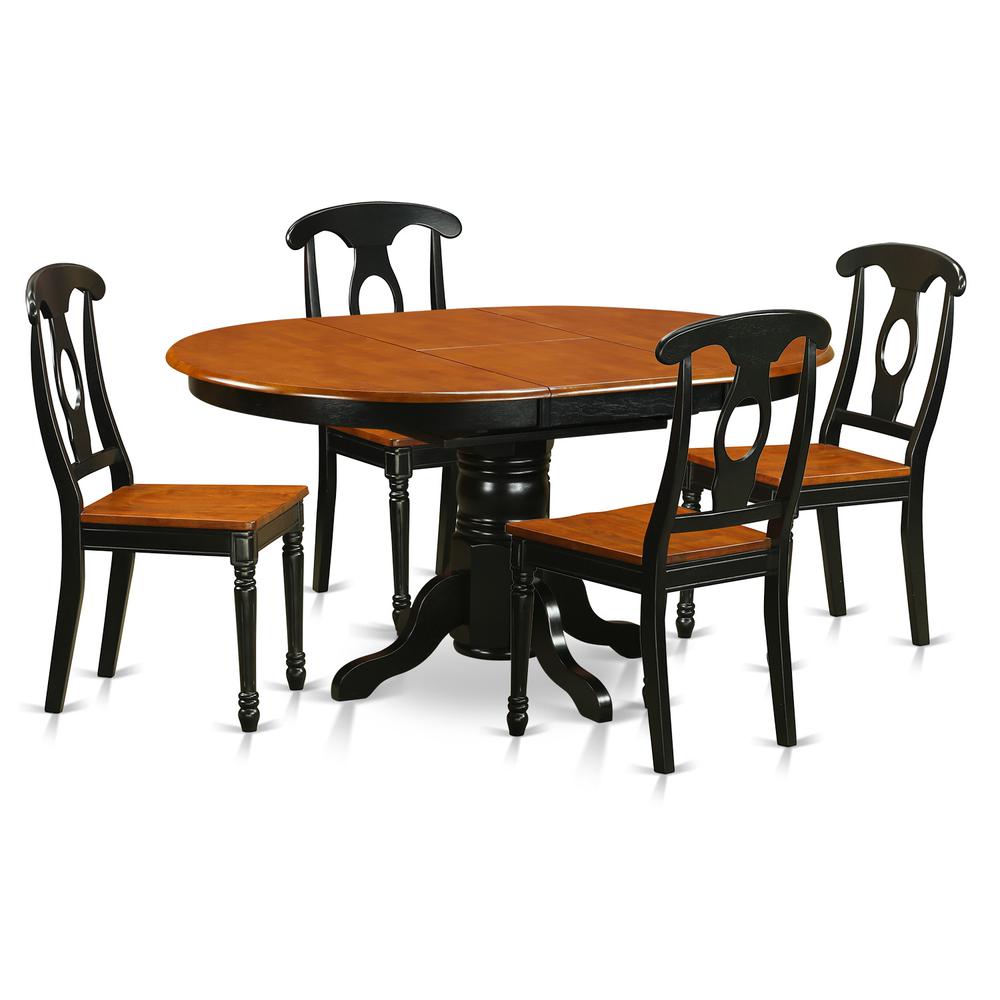5  Pc  Dining  room  set-Oval  Dining  Table  in  conjuction  with  4  Dining  Chairs.. Picture 1