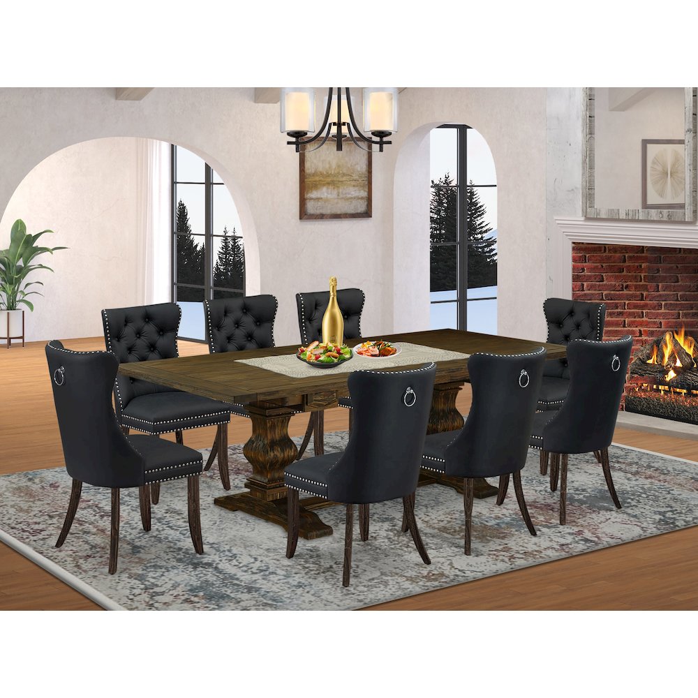 9 Piece Kitchen Table Set. Picture 2