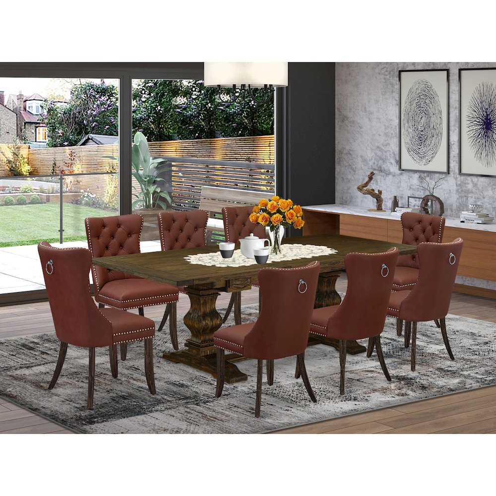 9 Piece Dining Table Set. Picture 2