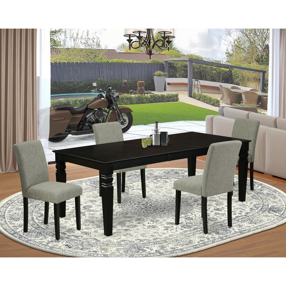 Dining Room Set Black, LGAB5-BLK-06. Picture 2