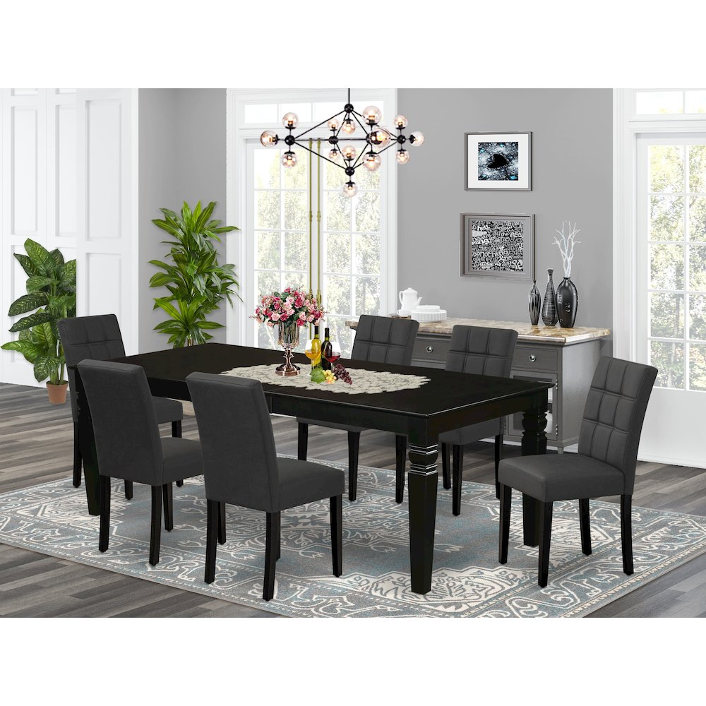 7 Piece Dinner Table Set contain A Dining Table. Picture 2