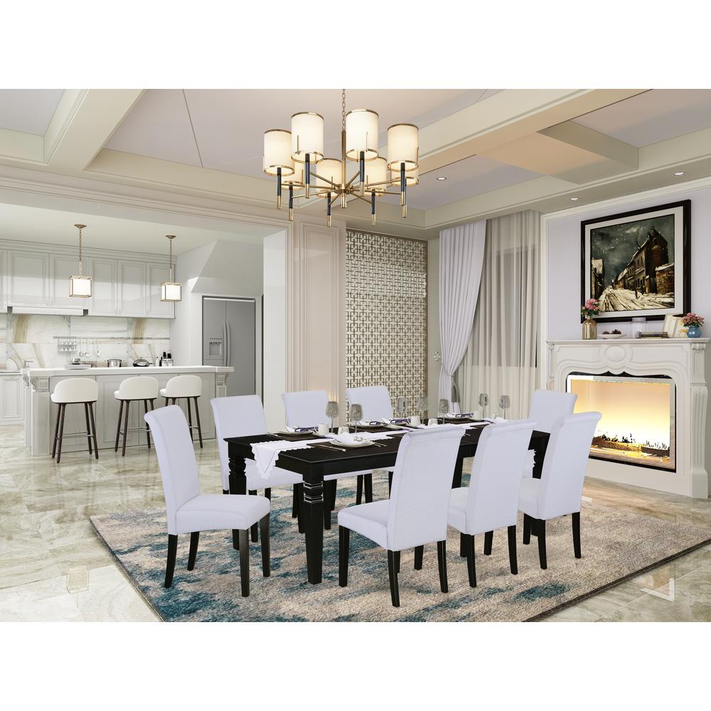 Dining Room Set Black, LGBA9-BLK-05. Picture 2