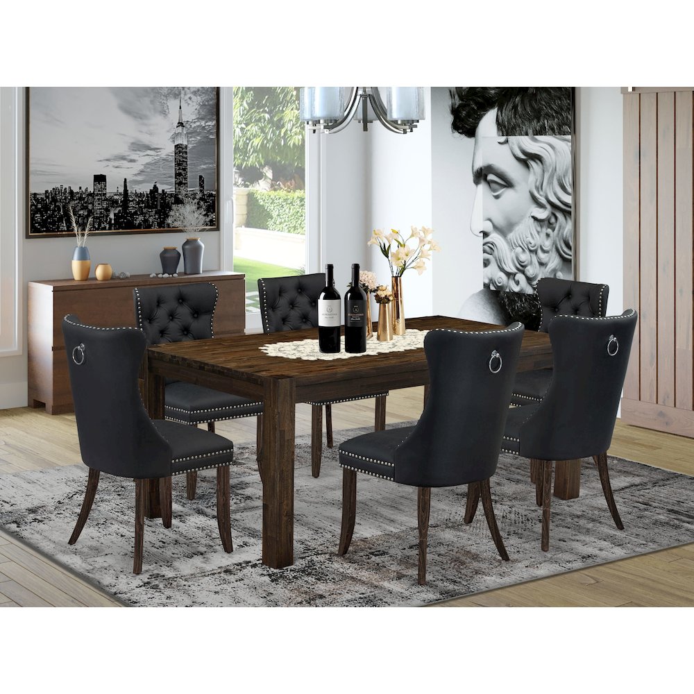7 Piece Kitchen Table Set. Picture 2