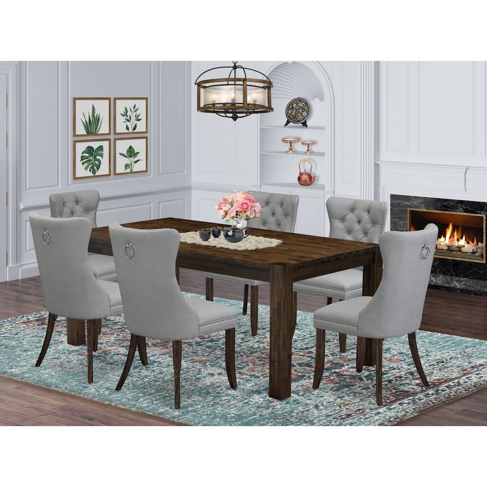 7 Piece Dining Table Set. Picture 2