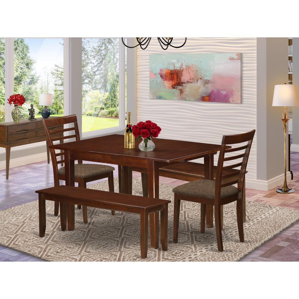 Dining Room Set Mahogany, MILA5D-MAH-C. Picture 2