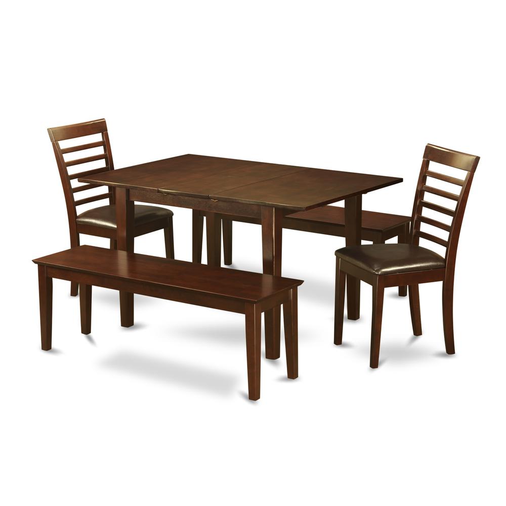 5  Pc  dinette  set-small  Dining  Tables  and  2  Dining  Chairs  and  2  Benches. Picture 1