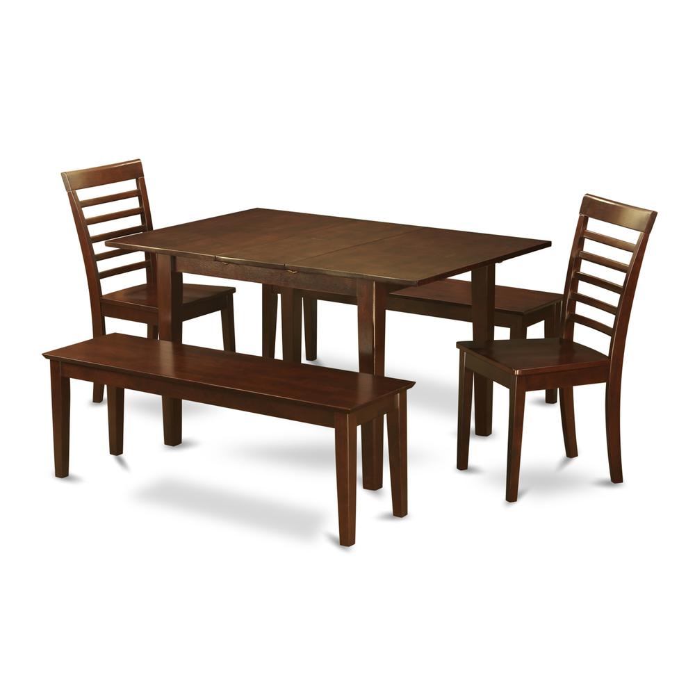 5  Pc  small  Kitchen  Table  set-small  Tables  and  2  Kitchen  Chairs  and  2  Benches. Picture 1