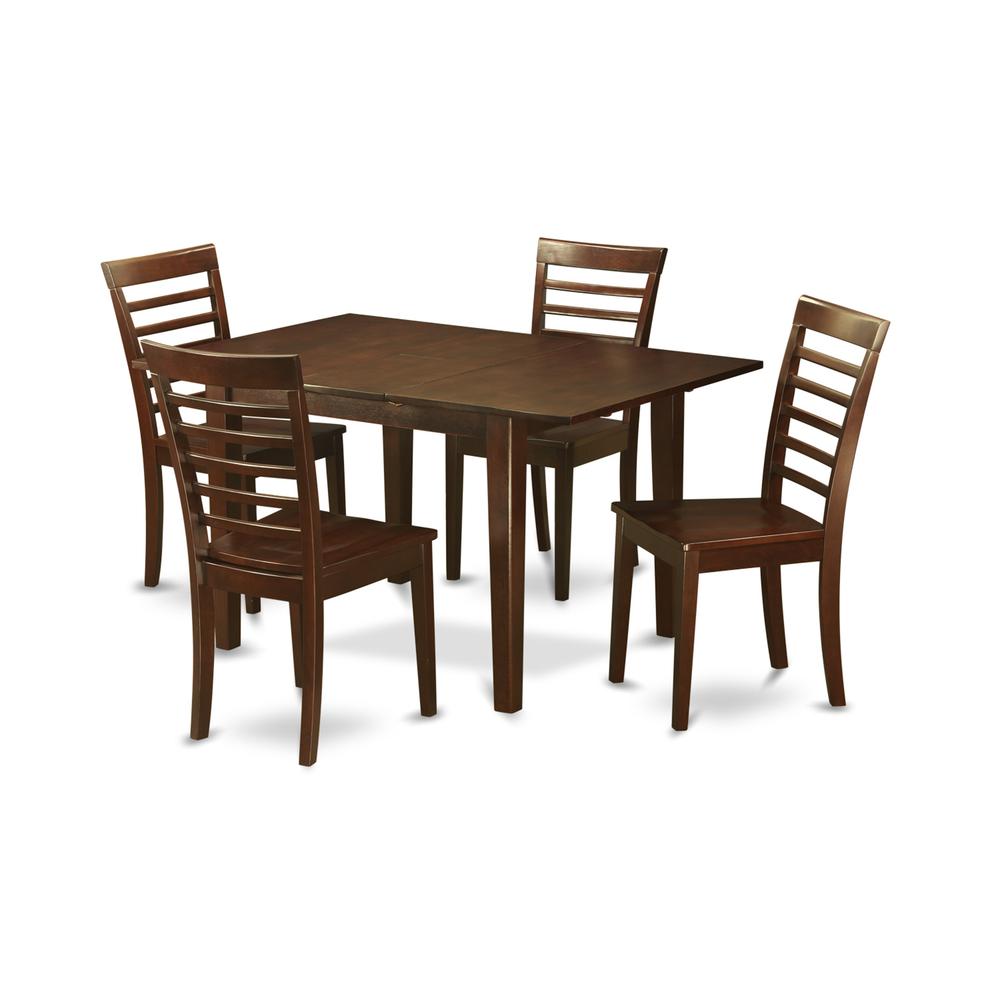 5  Pc  Kitchen  dinette  set-small  Table  and  4  Kitchen  Dining  Chairs. Picture 1