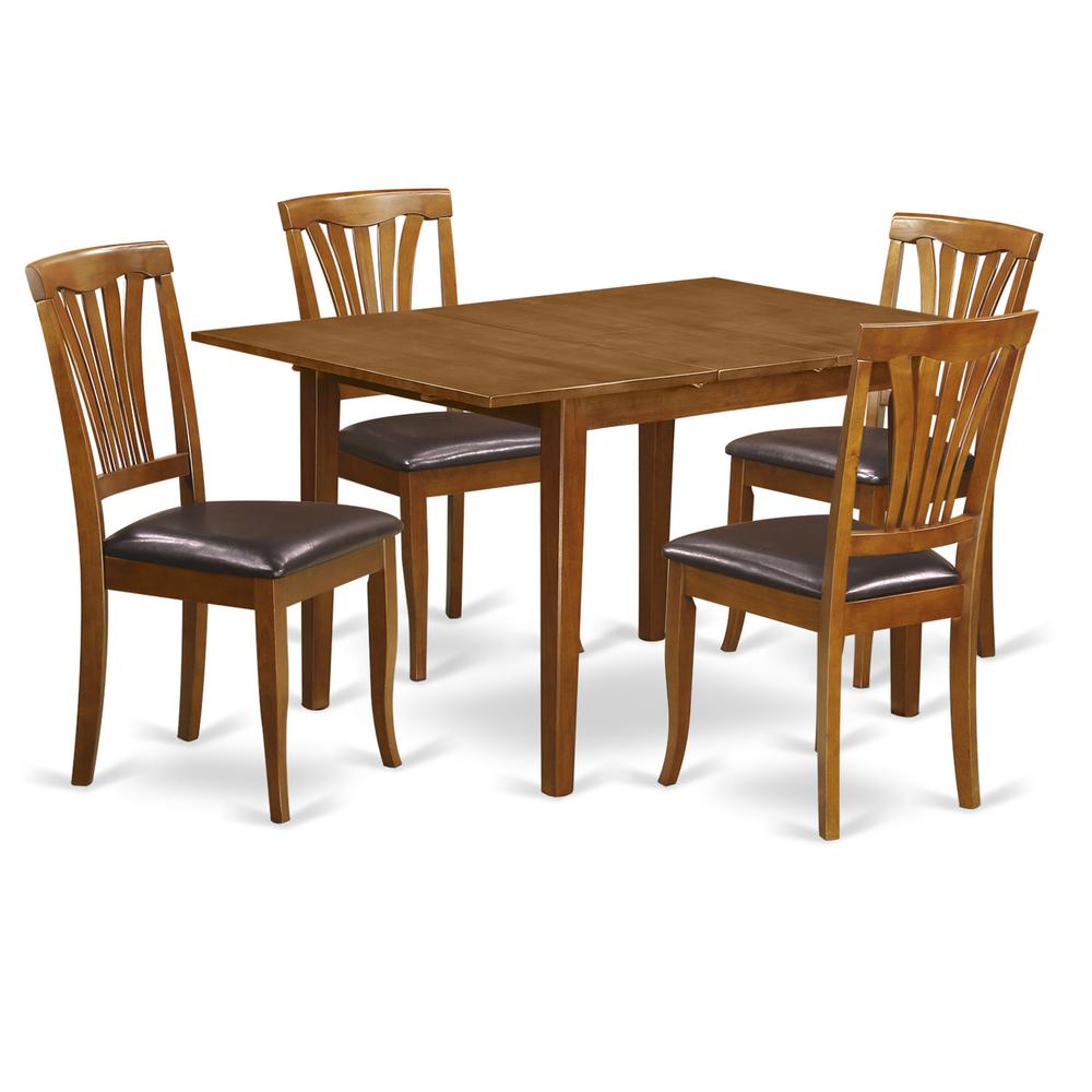 5  Pc  dinette  set-  Tables  for  small  spaces  and  4  Kitchen  Chairs. Picture 1