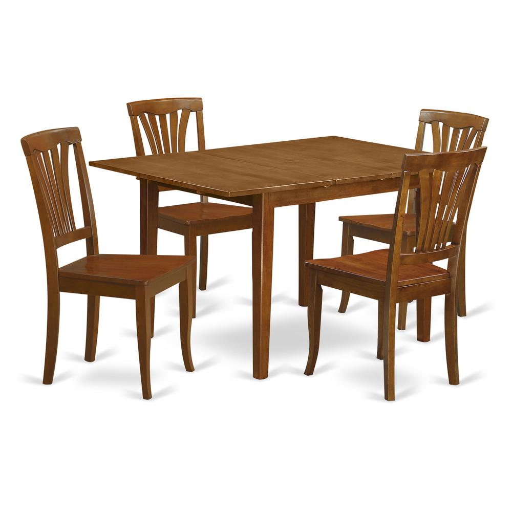 5  Pc  small  Kitchen  Table  set-small  Kitchen  Table  and  4  Kitchen  Chairs. Picture 1
