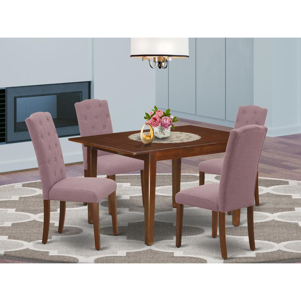 Dining Room Set Mahogany, MLCE5-MAH-10. Picture 2